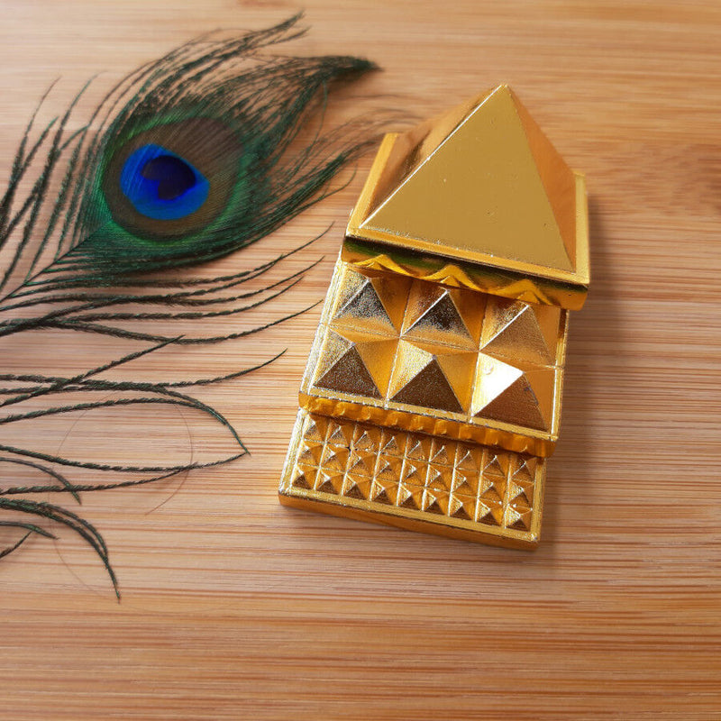 Three Layer Vastu Pyramid with Vastu Devta Yantra for Positive Energy