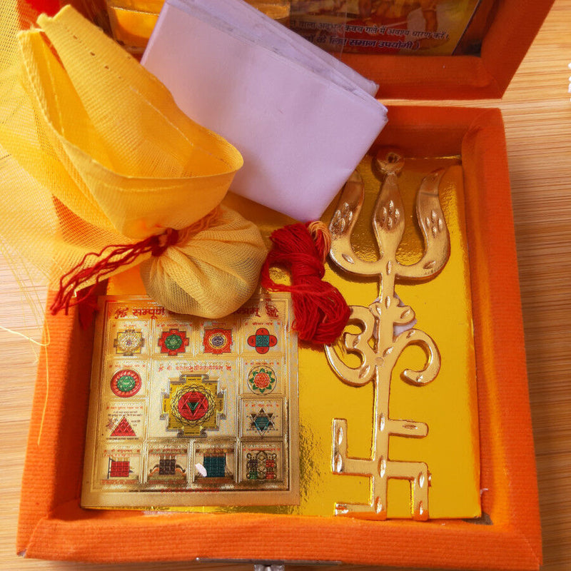 Shri Baglamukhi Yantra Kawach Poojan Box