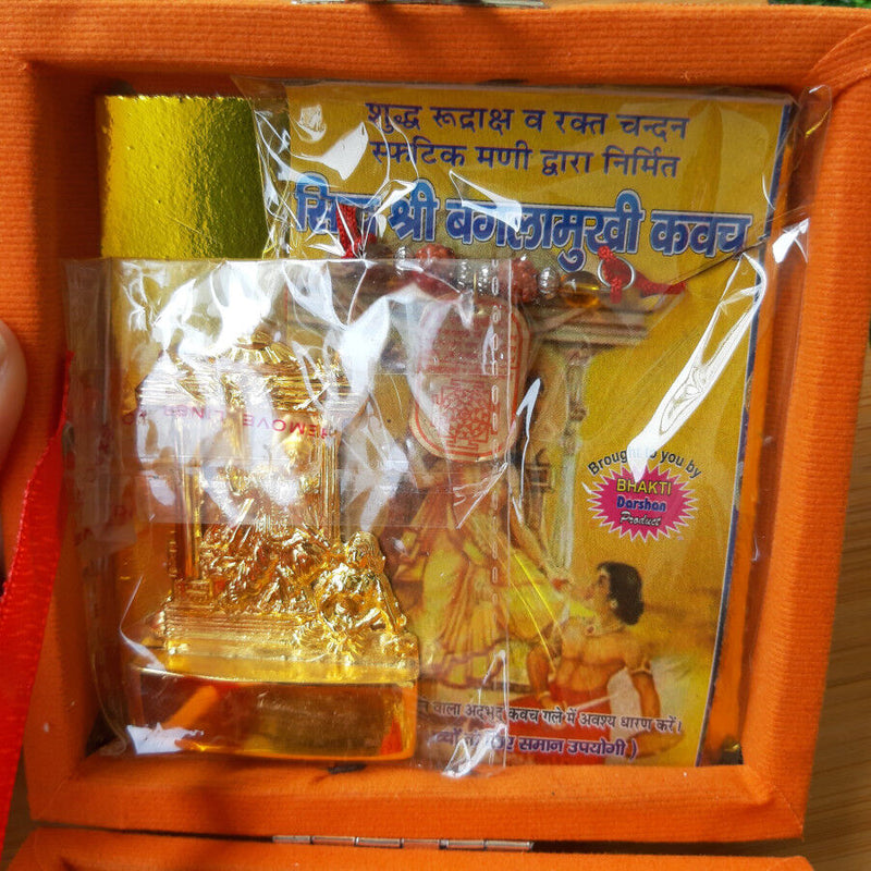 Shri Baglamukhi Yantra Kawach Poojan Box