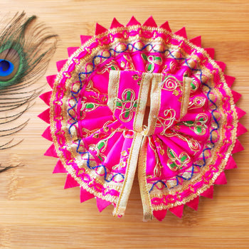 Thakur Ji / Laddu Gopal Ji Dark Pink Designer Dress Size No. 2
