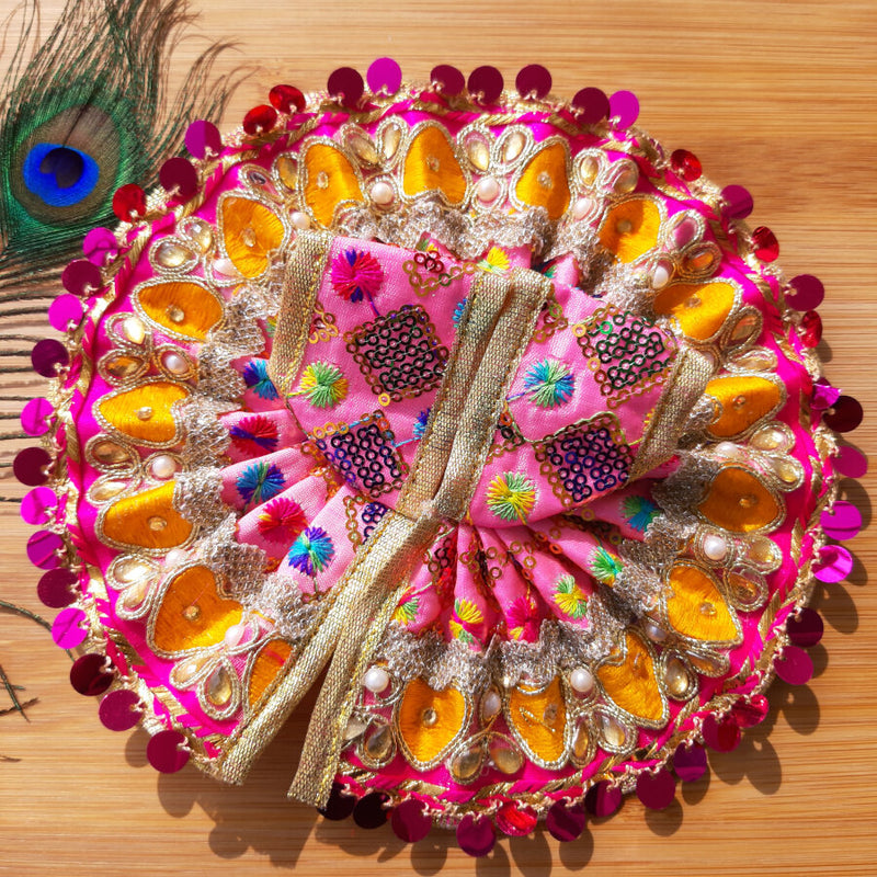 Laddu Gopal Ji / Kanha Ji Designer Dress Size No.2