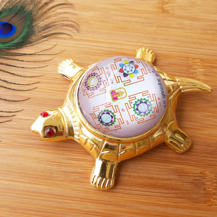 Sampoorna Mahalakshmi Yantra on Tortoise - सम्पूर्ण महालक्ष्मी यंत्र