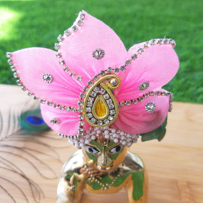 Kahna Ji Designer Pink Mukut / Pagadi Size No. 5