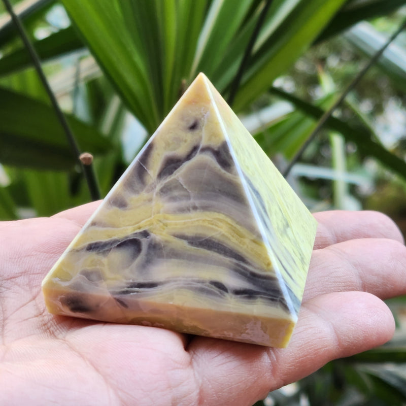 Natural Serpentine Pyramid for Raising Kundalini, Manifestation, Prosperity