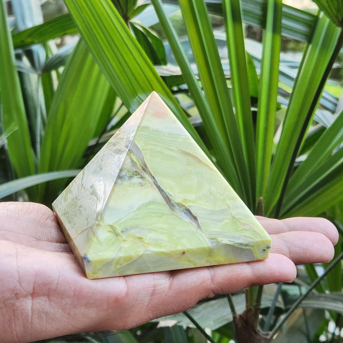 Natural Serpentine Pyramid for Raising Kundalini, Manifestation, Prosperity