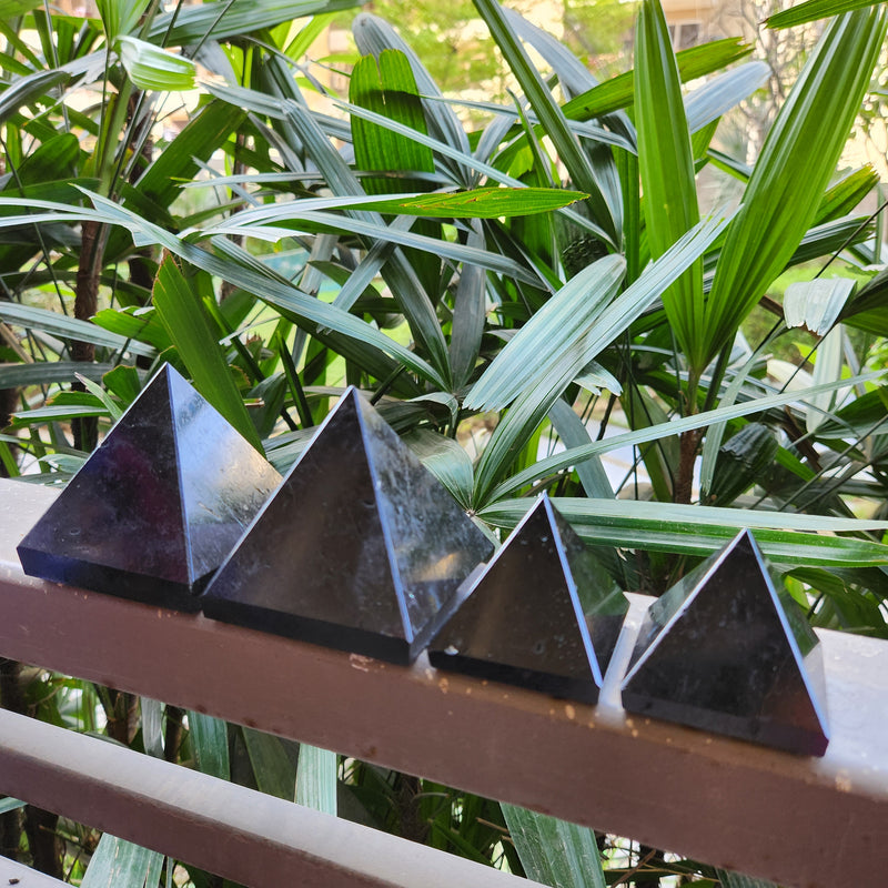 Shungite Pyramid for Protection, Detoxification & Purification