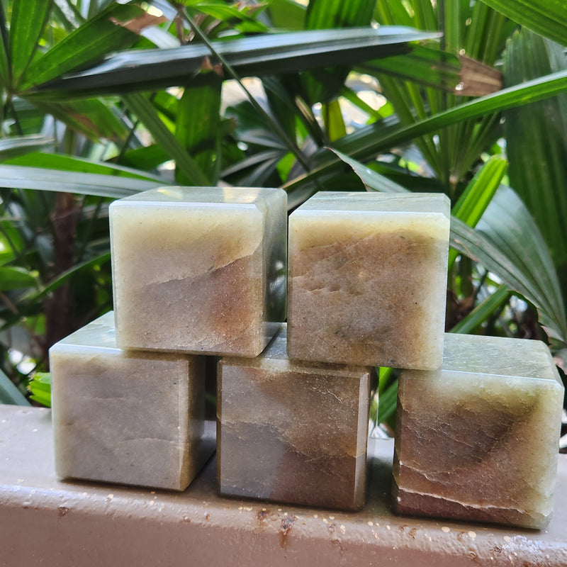 Green Aventurine Crystal Cubes