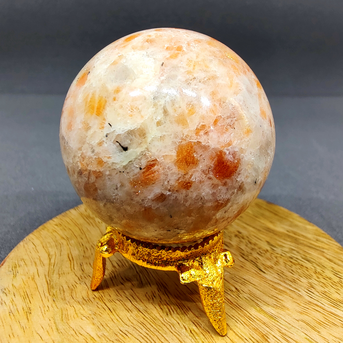 Sunstone Crystal Ball Sphere for Joy, Vitality and Empowerment