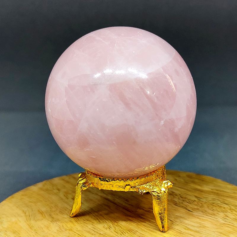 Rose Quartz Crystal Ball Sphere
