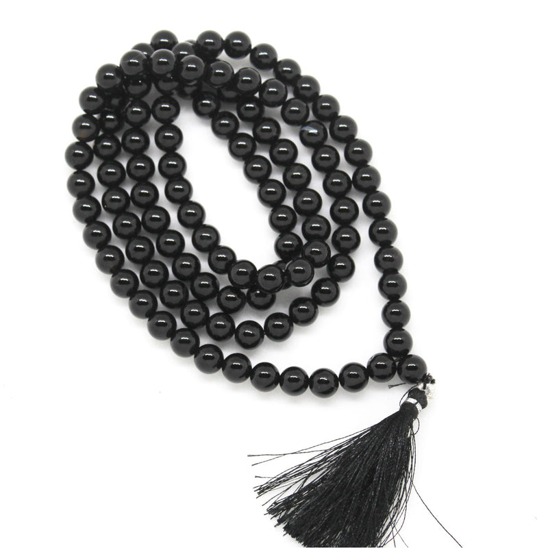 Black Onyx Stone Mala 108 Beads