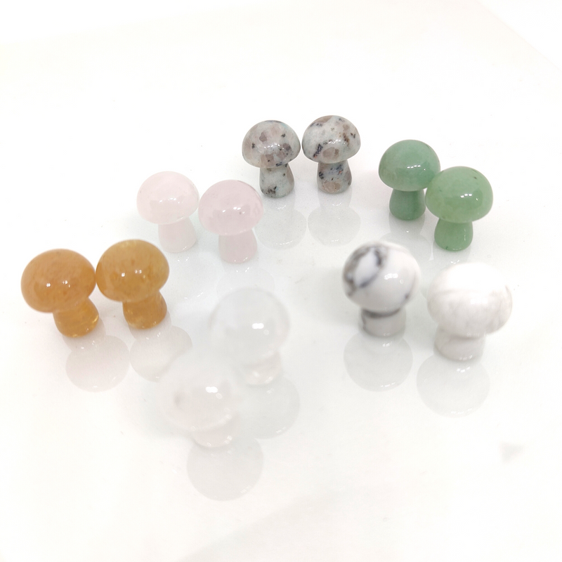 Crystals for Meditation - Mushroom Shape (1 Set of 2)