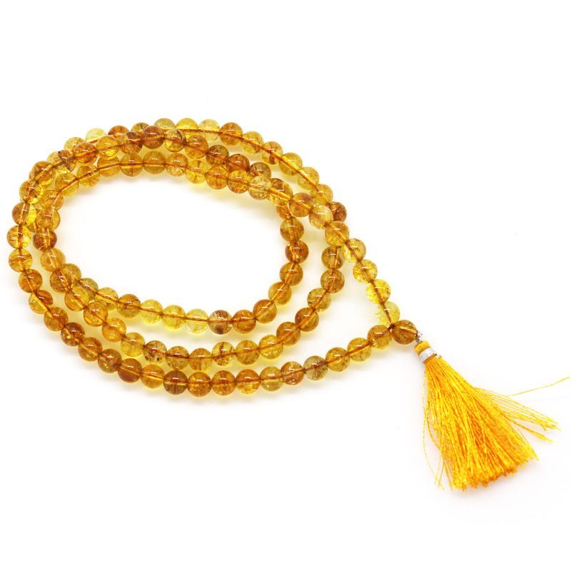 Citrine Stone Mala 108 Beads