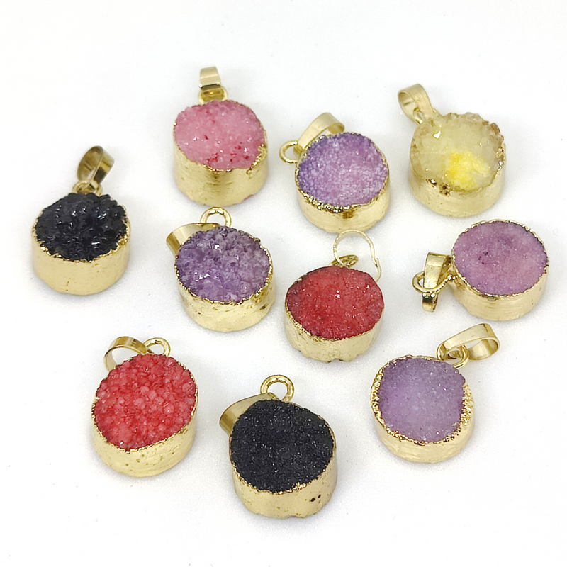 Druzy Pendants