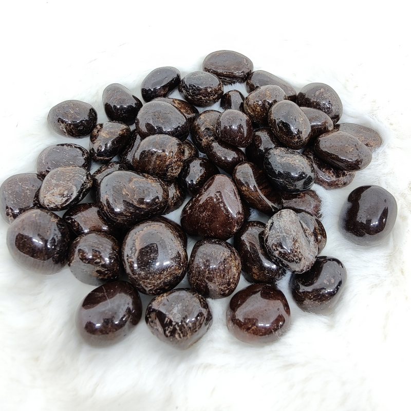 Garnet Tumbled Stone for Reducing Depression and Anger- 1 set of 2 pcs