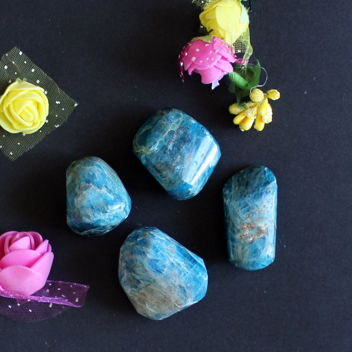 Blue Apetite Tumbled Stone for Growing Awareness