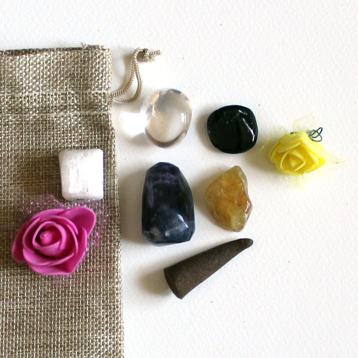 Energized Crystals for House Cleansing and Protection - Intention Kit