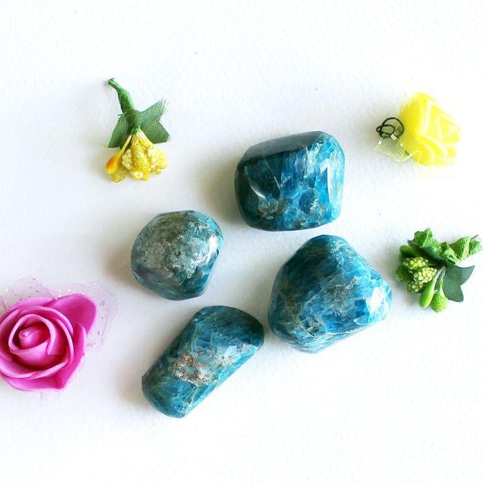 Blue Apetite Tumbled Stone for Growing Awareness