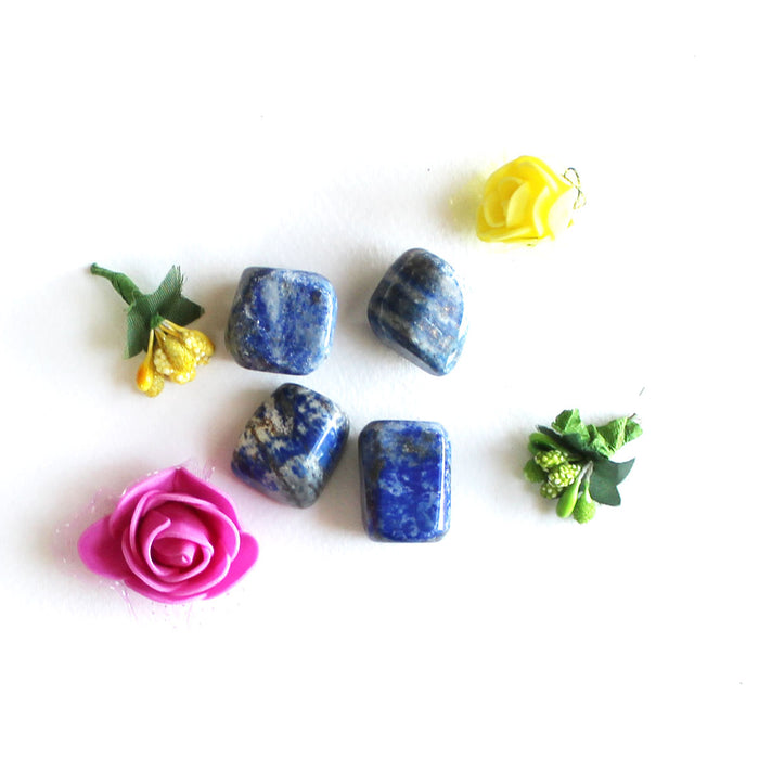 Lapis Lazuli Tumbled Stone for Communication, Intuition and Inner Power