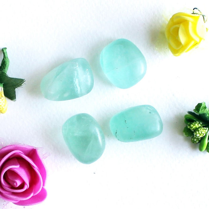 Green Fluorite Tumbled Stone for Healing and Cleansing