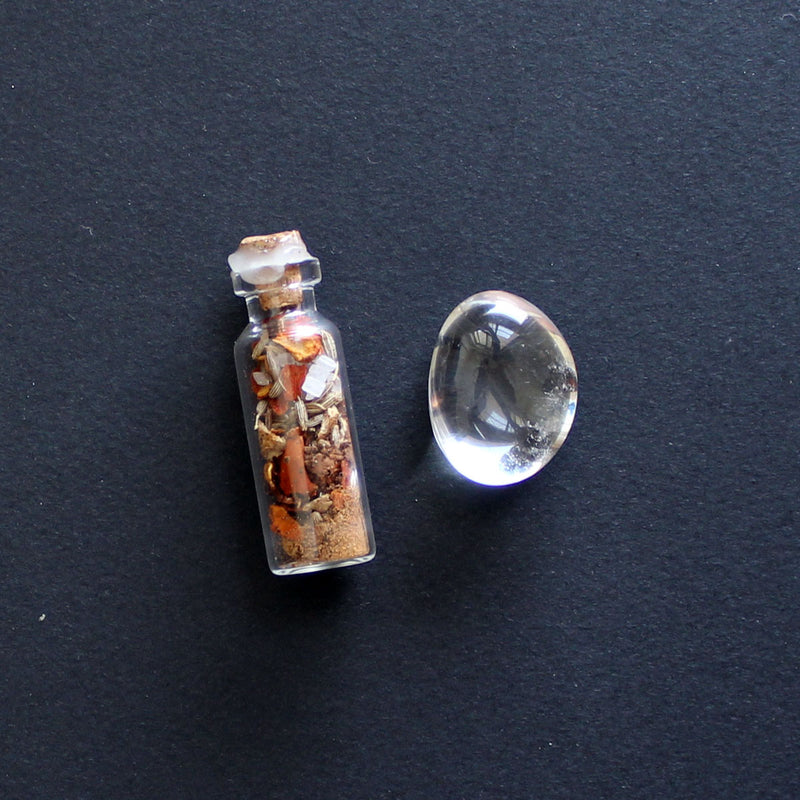 Spell Jar and Crystal Combo for Energy