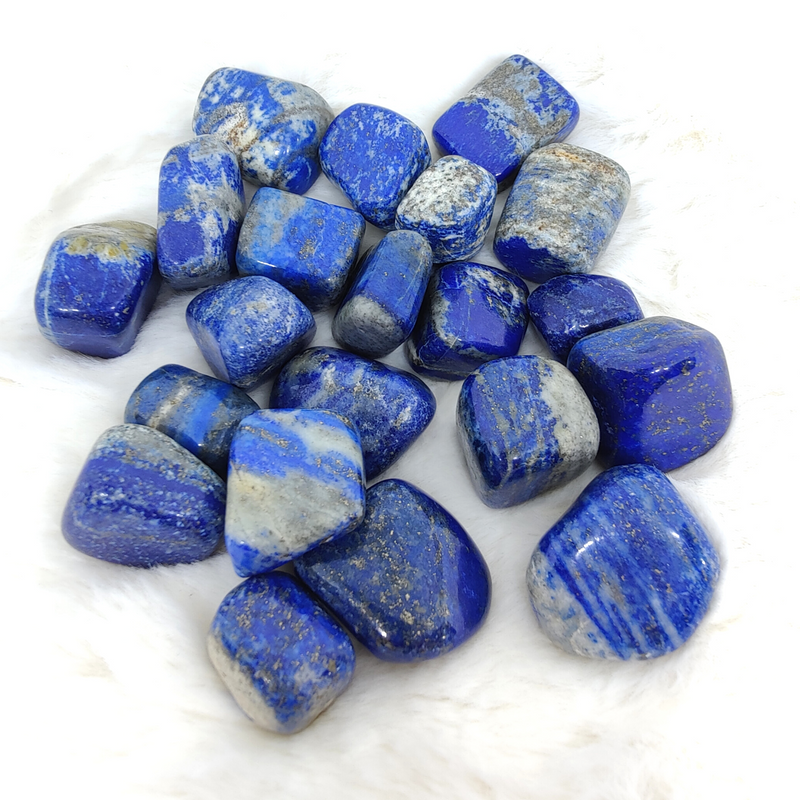 Lapis Lazuli Tumbled Stone for Communication, Intuition and Inner Power