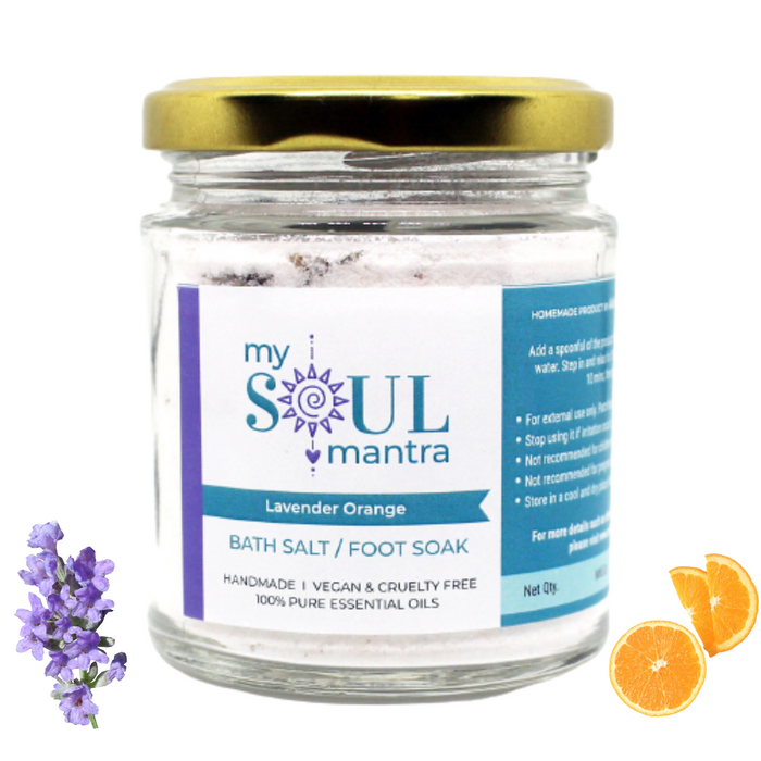 Lavender Orange Bath Salt / Foot Soak