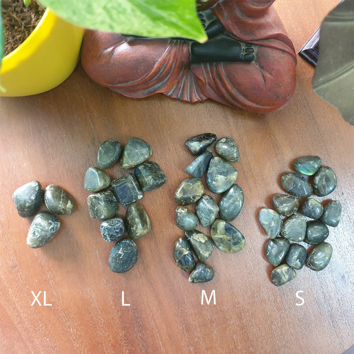 Labradorite Tumbled Stone for Strength, Transformation and Intuition