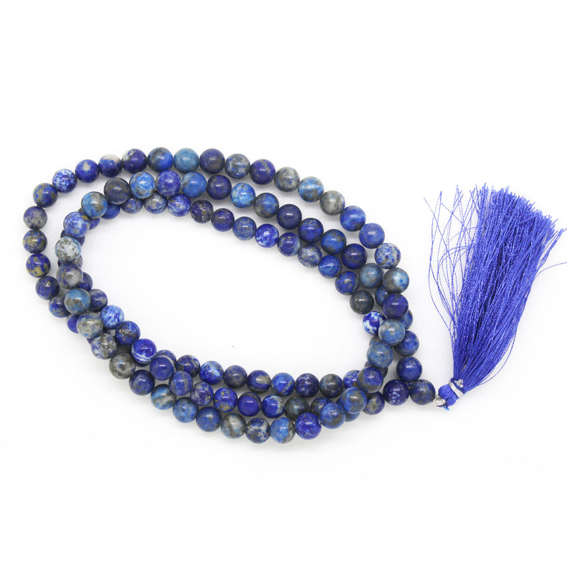 Lapis Lazuli Stone Mala 108 Beads