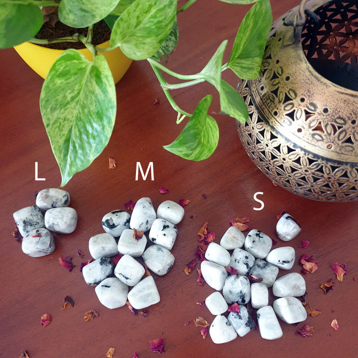 Moonstone Tumbled Stone for Intuition and Spiritual Guidance