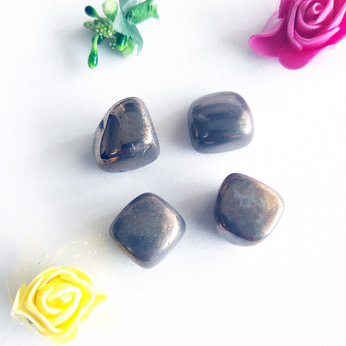Pyrite Tumbled Stone for Prosperity and Warding off Negativity