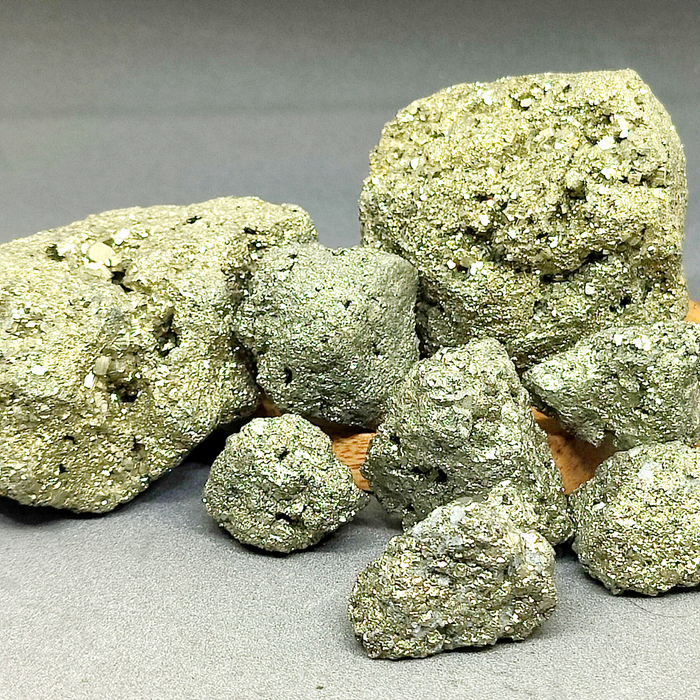 Raw Pyrite Clusters for Prosperity, Wealth and Warding off Negativity