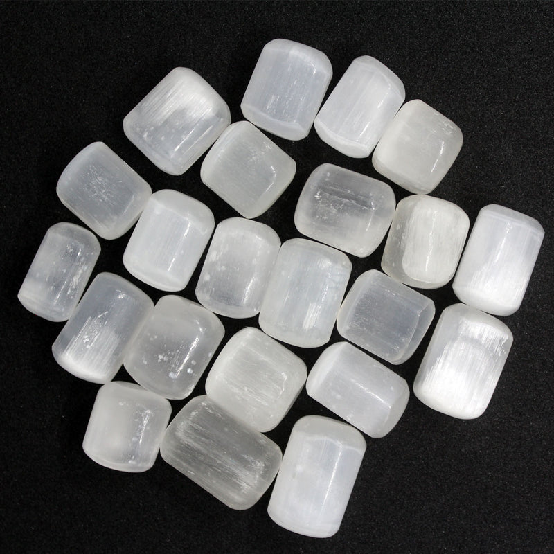 Selenite Tumbled Stone for Spiritual Connection