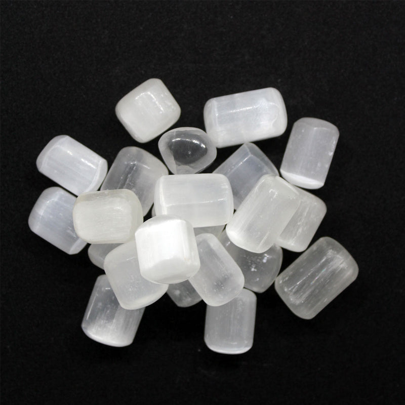 Selenite Tumbled Stone for Spiritual Connection