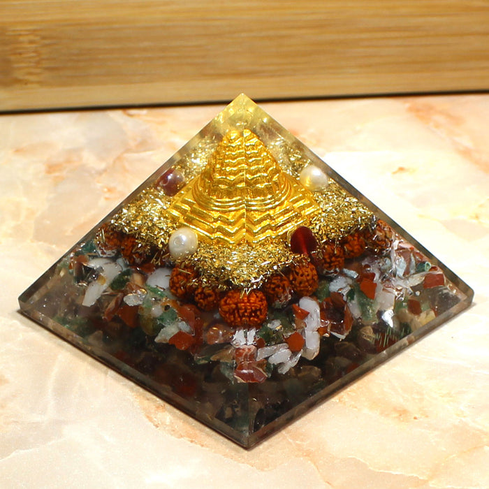 Shree Meru Yantra Orgone Pyramid for Divine Balance