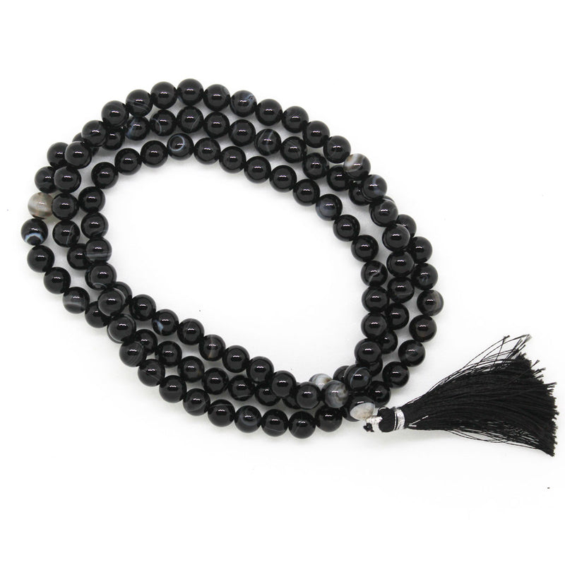 Sulemani Hakik Stone Mala 108 Beads