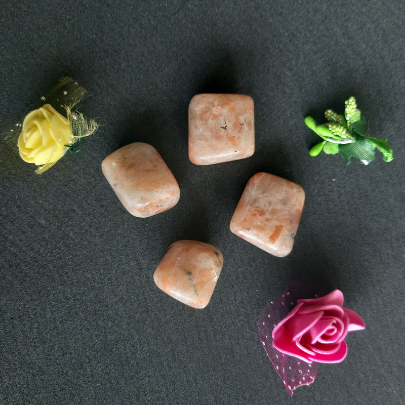 Sunstone Tumbled Stone for Joy, Vitality and Empowerment
