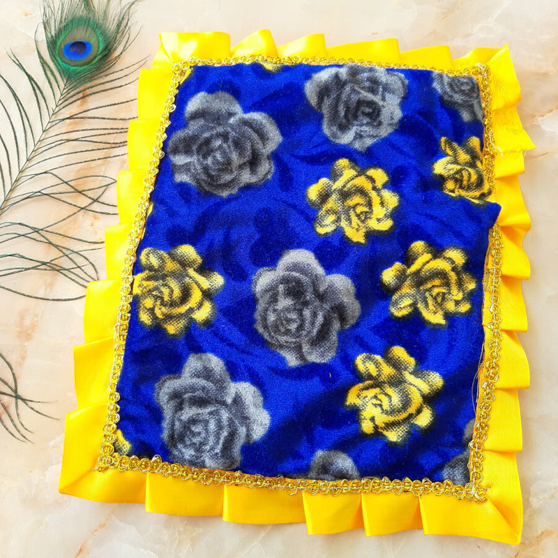 Laddu Gopal Ji / Kanha Ji Mattress Cum Rajayi Yellow