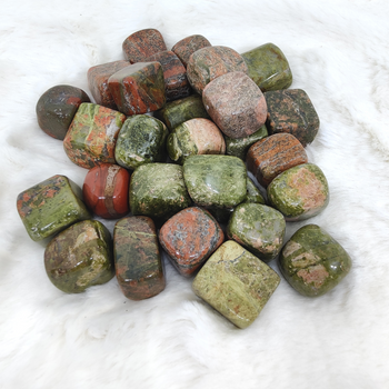 Unakite Tumbled Stone for Balance and Spiritual Enhancement