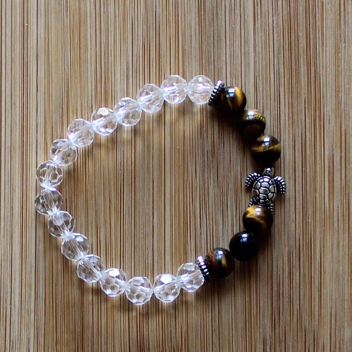 Tiger Eye Crystal Bracelet for Confidence and Clarity